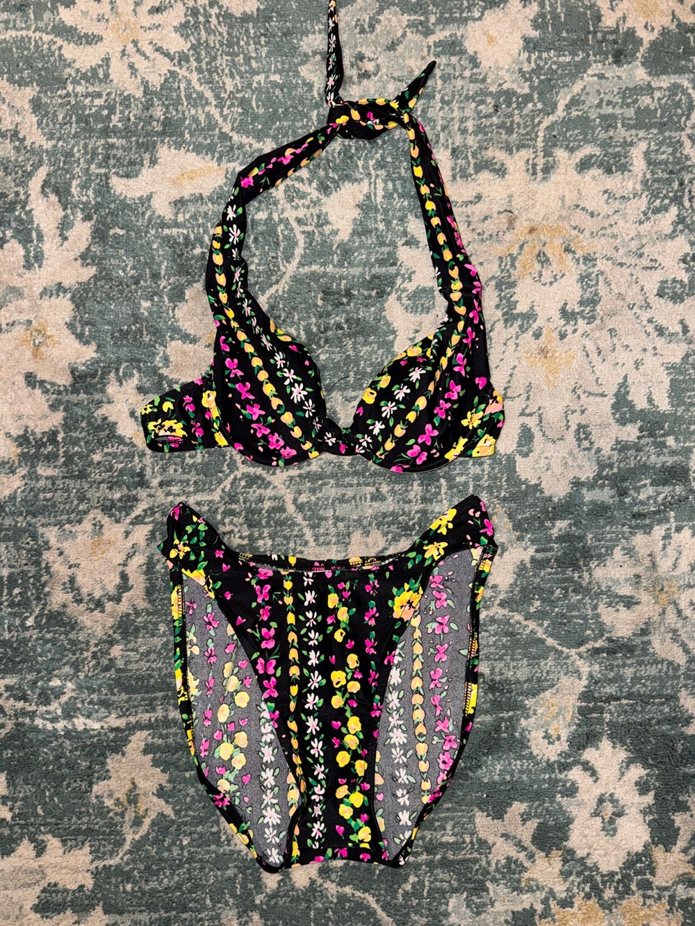 Vintage floral Victoria’s Secret bikini
